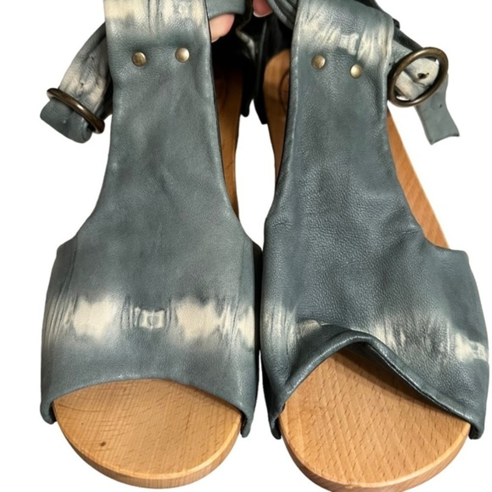 Anthropologie Rosa Mosa Butter Soft Clog Sandal Made in Vienna 38 *flawed*